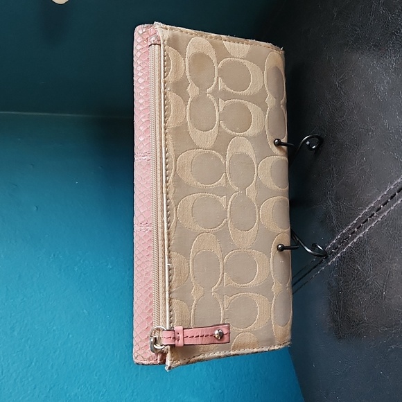 Coach Jacquard print turn lock wallet - Picture 2 of 12